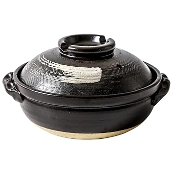 【中古】セラミックキャセロール、 Japanese Donabe Ceramic Hot Pot CasseroleRou...