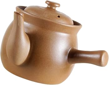 【中古】セラミックキャセロール、 Chinese Pot 2. 7L Porcelain Boil Pan Medcine...