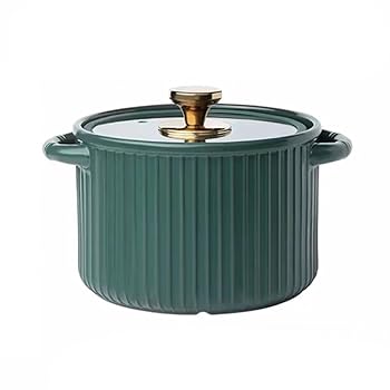 【中古】セラミックキャセロール、 Healthy Stew Pot Pans Casserole Clay Ceramic...
