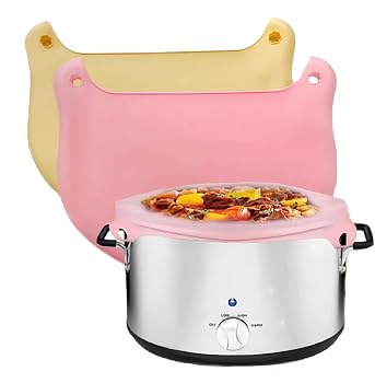 【中古】シリコンスロークッカーライナー 2パック 再利用可能なクッキングバッグ ...