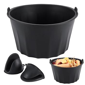 【中古】シリコンスロークッカーライナー スロークッカー仕切りインサート 再利用...