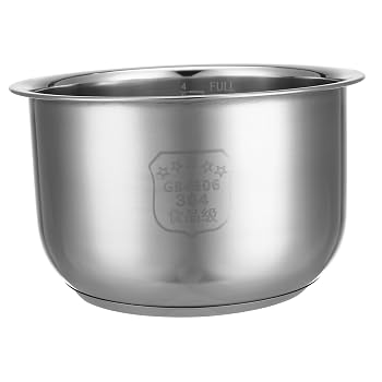 【中古】Zerodeko ステンレス スチール インナー 調理 鍋 調理 鍋 炊飯器 クッカー...