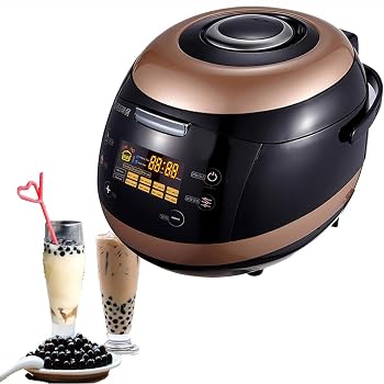 【中古】900W 業務用全自動パールポット 電動パールタピオカミルクティーメーカー ...