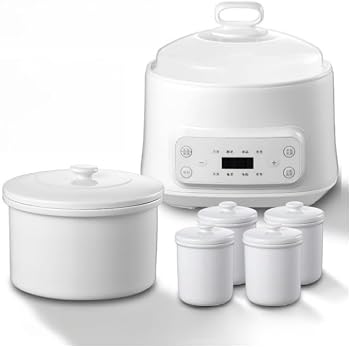 【中古】Deerou電気煮込み鍋、煮込み料理器 スロークッカーセラミックスープ鍋、家...