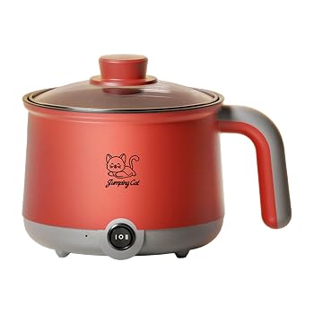 【中古】SiaBiced 電気麺鍋 便利な 2L ラーメン調理器 ミニポット 卵 餃子 スープ ...