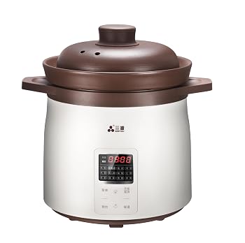 【中古】SanYuan 5L Ceramic Rice Cooker and Electric Stew Cooker, 12-in-1 Smar...