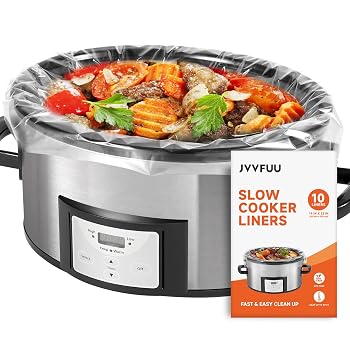 【中古】JVVFUU スロークッカーライナー 6-10クォート クッキングバッグ 特大サイ...