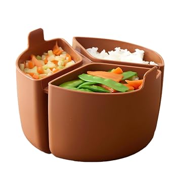 【中古】スローポット仕切り 3コンパートメント 耐熱 食品グレード 折りたたみ式