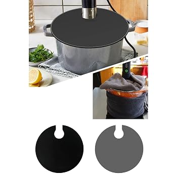 【中古】実用的なシリコンスロークッカーの蓋再利用可能なシリコンシチューポット...