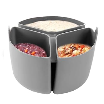 【中古】スロークッカーライナー 食品グレード折りたたみ式鍋仕切り調理アクセサリー