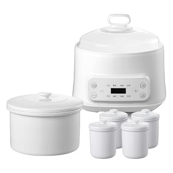 【中古】KCNN 電気煮込み鍋 、 3L 全自動分離型シチューポット セラミックスープ鍋...