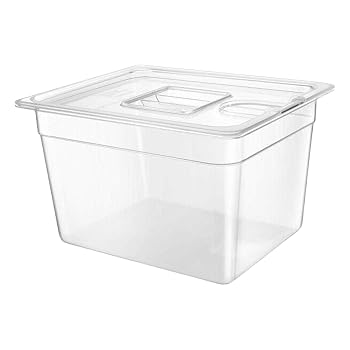 【中古】透明な視認性の低い温度調理容器熱狂的な家庭料理人やレストランの使用ス...