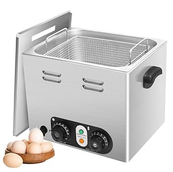 【中古】温泉たまご器 卵ゆで器 温泉卵メーカー ゆでたまご器 約45個 大容量 温度...