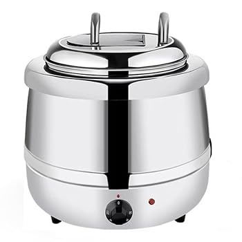 【中古】食品用スープ釜ウォーマー、業務用電気式スープウォーマー温度調整と、レ...