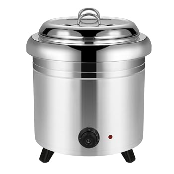 【中古】Eyawe スープウォーマー 13L 電気式 業務用 食品用スープ釜ウォーマー 温...