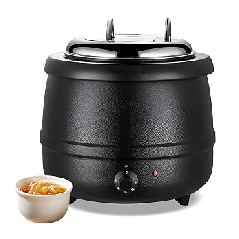 【中古】13L大容量温暖化スープポット、ポータブルエレクトリックフード暖かい、マ...