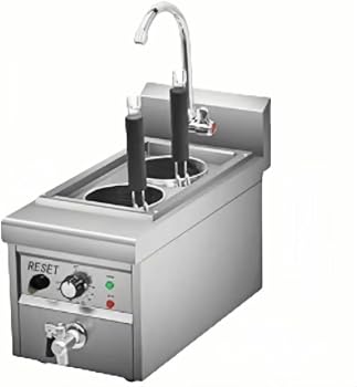 【中古】Acnivko電気式ゆで麺器 業務用 麺茹で器 パスタ茹で器 ステンレス製 二槽...