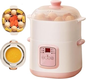 【中古】YAKINO スープメーカー 2人用セラミックストックポット、自動プリセット防...