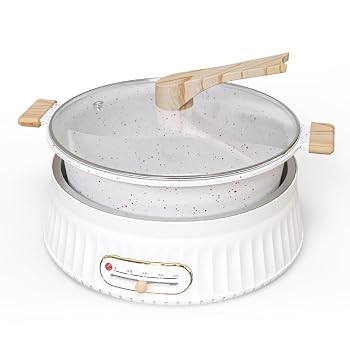 【中古】電気鍋、鴛鴦鍋です、スープ鍋です、4L容量 1-5人用 コンパクト 一人暮ら...