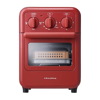 【中古】recolte レコルト エアーオーブントースター 縦型トースター 2枚焼き ノンフライ調理 エアフライ 保温 上下ヒーター タイマー付 レッド RFT-1(R)【メーカー名】【メーカー型番】【ブランド名】r?colte オーブントースター 【商品説明】recolte レコルト エアーオーブントースター 縦型トースター 2枚焼き ノンフライ調理 エアフライ 保温 上下ヒーター タイマー付 レッド RFT-1(R)高温の熱風による油で揚げないヘルシーなノンフライ調理ができるエアーオーブントースター。 スペースの限られたキッチンでも置き場所に困らないコンパクトサイズ。 幅を取らない省スペース設計で、食パンを2枚同時においしく焼き上げます。【エアーオーブンモード】 上部の強力な大型ファンで熱風を循環させ、油で揚げないノンフライ調理ができます。から揚げなどは、表面がサクッと、中はふっくらジューシーに。さらに、揚げ物総菜の温め直しも揚げたてのようなおいしさに仕上がります。【トーストモード】 食パンをおいしくトーストすることに特化したモード。 庫内を効率よく加熱できる独自設計のM+N型ヒーター（上下ヒーター）を採用。 マイコンによる温度制御で食パン自体の水分を活かして、外はサクッと、中はふんわりソフトなこだわりの焼き上がりに。【オーブンモード】 グラタンやクッキーなどの一般的なオーブン料理にも対応。 コンパクトな庫内は、設定温度まですぐに温まり、熱をしっかり閉じ込めるので、予熱いらず。すぐに調理が始められます。【ウォームモード】 下ヒーターからの加熱で調理済の料理を食べる直前までおいしく保温しておける、あると便利な気配り機能。その他に、冷凍食パンの解凍や食材のドライ、チョコレートを溶かすことなどもできます。当店では初期不良に限り、商品到着から7日間は返品を 受付けております。お問い合わせ・メールにて不具合詳細をご連絡ください。他モールとの併売品の為、完売の際はキャンセルご連絡させて頂きます。中古品の商品タイトルに「限定」「初回」「保証」「DLコード」などの表記がありましても、特典・付属品・帯・保証等は付いておりません。電子辞書、コンパクトオーディオプレーヤー等のイヤホンは写真にありましても衛生上、基本お付けしておりません。※未使用品は除く品名に【import】【輸入】【北米】【海外】等の国内商品でないと把握できる表記商品について国内のDVDプレイヤー、ゲーム機で稼働しない場合がございます。予めご了承の上、購入ください。掲載と付属品が異なる場合は確認のご連絡をさせて頂きます。ご注文からお届けまで1、ご注文⇒ご注文は24時間受け付けております。2、注文確認⇒ご注文後、当店から注文確認メールを送信します。3、お届けまで3〜10営業日程度とお考えください。4、入金確認⇒前払い決済をご選択の場合、ご入金確認後、配送手配を致します。5、出荷⇒配送準備が整い次第、出荷致します。配送業者、追跡番号等の詳細をメール送信致します。6、到着⇒出荷後、1〜3日後に商品が到着します。　※離島、北海道、九州、沖縄は遅れる場合がございます。予めご了承下さい。お電話でのお問合せは少人数で運営の為受け付けておりませんので、お問い合わせ・メールにてお願い致します。営業時間　月〜金　11:00〜18:00★お客様都合によるご注文後のキャンセル・返品はお受けしておりませんのでご了承ください。0