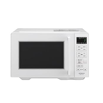 【中古】日立 単機能 電子レンジ 19L HMR-FT19A W ホワイト フラット庫内 ワンタッ...