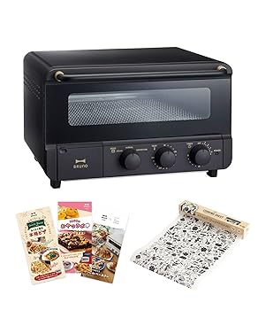 【中古】BRUNO スチームベイク トースター レシピリーフレット3種クッキングシートセット ブラック サイズなし BOE067-BK【メーカー名】【メーカー型番】【ブランド名】BRUNO オーブントースター 【商品説明】BRUNO スチームベイク トースター レシピリーフレット3種クッキングシートセット ブラック サイズなし BOE067-BK[原産国]:中国製[採寸]:サイズ:W350×H225×D370mm/重量:4800g機能：定格消費電力：1,350 W角食パン4枚焼き、加熱モード(スチーム、コンベクション、ノーマル)、温度調節、タイマー30分電源：AC100V当店では初期不良に限り、商品到着から7日間は返品を 受付けております。お問い合わせ・メールにて不具合詳細をご連絡ください。他モールとの併売品の為、完売の際はキャンセルご連絡させて頂きます。中古品の商品タイトルに「限定」「初回」「保証」「DLコード」などの表記がありましても、特典・付属品・帯・保証等は付いておりません。電子辞書、コンパクトオーディオプレーヤー等のイヤホンは写真にありましても衛生上、基本お付けしておりません。※未使用品は除く品名に【import】【輸入】【北米】【海外】等の国内商品でないと把握できる表記商品について国内のDVDプレイヤー、ゲーム機で稼働しない場合がございます。予めご了承の上、購入ください。掲載と付属品が異なる場合は確認のご連絡をさせて頂きます。ご注文からお届けまで1、ご注文⇒ご注文は24時間受け付けております。2、注文確認⇒ご注文後、当店から注文確認メールを送信します。3、お届けまで3〜10営業日程度とお考えください。4、入金確認⇒前払い決済をご選択の場合、ご入金確認後、配送手配を致します。5、出荷⇒配送準備が整い次第、出荷致します。配送業者、追跡番号等の詳細をメール送信致します。6、到着⇒出荷後、1〜3日後に商品が到着します。　※離島、北海道、九州、沖縄は遅れる場合がございます。予めご了承下さい。お電話でのお問合せは少人数で運営の為受け付けておりませんので、お問い合わせ・メールにてお願い致します。営業時間　月〜金　11:00〜18:00★お客様都合によるご注文後のキャンセル・返品はお受けしておりませんのでご了承ください。0