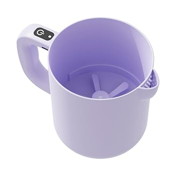 SOUFLY 電動ハンドミキサー,自動卵混ぜ器 | ポータブルコードレス泡立て器 1リットル容量 調理ツール ベーキング クッキング ホームキッチン向け