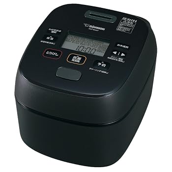 【中古】象印マホービン 炊飯器 4合 小容量 極め炊き コンパクト 圧力IHタイプ 日本製 お手入れ点数2点 ブラック NW-MA07-BA