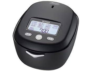【中古】タイガー土鍋ご泡火炊き JRX-G100-KG [エボニーブラック] 圧力IH炊飯器 5.5 合 本土鍋 最大消費電力1080 W【メーカー名】【メーカー型番】【ブランド名】タイガー魔法瓶(TIGER) 炊飯器 【商品説明】タイガー土鍋ご泡火炊き JRX-G100-KG [エボニーブラック] 圧力IH炊飯器 5.5 合 本土鍋 最大消費電力1080 W国産炊飯器(100V)当店では初期不良に限り、商品到着から7日間は返品を 受付けております。お問い合わせ・メールにて不具合詳細をご連絡ください。他モールとの併売品の為、完売の際はキャンセルご連絡させて頂きます。中古品の商品タイトルに「限定」「初回」「保証」「DLコード」などの表記がありましても、特典・付属品・帯・保証等は付いておりません。電子辞書、コンパクトオーディオプレーヤー等のイヤホンは写真にありましても衛生上、基本お付けしておりません。※未使用品は除く品名に【import】【輸入】【北米】【海外】等の国内商品でないと把握できる表記商品について国内のDVDプレイヤー、ゲーム機で稼働しない場合がございます。予めご了承の上、購入ください。掲載と付属品が異なる場合は確認のご連絡をさせて頂きます。ご注文からお届けまで1、ご注文⇒ご注文は24時間受け付けております。2、注文確認⇒ご注文後、当店から注文確認メールを送信します。3、お届けまで3〜10営業日程度とお考えください。4、入金確認⇒前払い決済をご選択の場合、ご入金確認後、配送手配を致します。5、出荷⇒配送準備が整い次第、出荷致します。配送業者、追跡番号等の詳細をメール送信致します。6、到着⇒出荷後、1〜3日後に商品が到着します。　※離島、北海道、九州、沖縄は遅れる場合がございます。予めご了承下さい。お電話でのお問合せは少人数で運営の為受け付けておりませんので、お問い合わせ・メールにてお願い致します。営業時間　月〜金　11:00〜18:00★お客様都合によるご注文後のキャンセル・返品はお受けしておりませんのでご了承ください。0