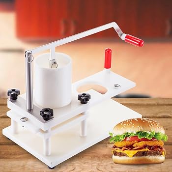 【中古】業務用ハンバーガーマシン、ハンドプレスハンバーガーパティ製造機、1.5kg大型ホッパー付き、デスクトップ固定デザイン、ハンバーガー直径：110-130、バーガーショップ、食品工場に最適【メーカー名】【メーカー型番】【ブランド名】STMKB ホームベーカリー 【商品説明】業務用ハンバーガーマシン、ハンドプレスハンバーガーパティ製造機、1.5kg大型ホッパー付き、デスクトップ固定デザイン、ハンバーガー直径：110-130、バーガーショップ、食品工場に最適【大容量ホッパー】大容量ホッパーを装備しており、1.5kgの金型はさまざまなニーズを満たすことができます。 (各パティの直径は 5.1 インチ、厚さは 0.59 インチ、重さは 4.9 〜 5.1 オンスです)。完璧で均一な高品質のパティを短時間で製造します。【効率的】ミートフィリングを入れて機械を押すだけで、面倒な手動計量が不要になり、均一な品質と完全な肉品質のミートパティを押し出すことができ、生産効率が向上します（時間とお金の節約）。【安全な素材】食品グレードのPE素材を採用し、耐久性と耐摩耗性があり、長期間使用できます。滑らかな表面、非粘着性、耐食性、抗酸化性、錆びにくい。【お手入れ簡単】このバーガープレスはアルミニウム合金ベースで作られており、食品グレードのステンレス鋼トレイは耐久性があり、錆びません。高品質の素材を使用しているため、メンテナンスが簡単で、使用後はすべての部品を水で洗うことができます。【幅広い用途】ハンバーガー、フィッシュバーガー、ビーフパティ、ポテトパイ、パンプキンパイなどの製造に広く使用されています。ファーストフードレストラン、食品工場、その他の食品業界にとって理想的な肉/野菜のスタイリングラインです。当店では初期不良に限り、商品到着から7日間は返品を 受付けております。お問い合わせ・メールにて不具合詳細をご連絡ください。他モールとの併売品の為、完売の際はキャンセルご連絡させて頂きます。中古品の商品タイトルに「限定」「初回」「保証」「DLコード」などの表記がありましても、特典・付属品・帯・保証等は付いておりません。電子辞書、コンパクトオーディオプレーヤー等のイヤホンは写真にありましても衛生上、基本お付けしておりません。※未使用品は除く品名に【import】【輸入】【北米】【海外】等の国内商品でないと把握できる表記商品について国内のDVDプレイヤー、ゲーム機で稼働しない場合がございます。予めご了承の上、購入ください。掲載と付属品が異なる場合は確認のご連絡をさせて頂きます。ご注文からお届けまで1、ご注文⇒ご注文は24時間受け付けております。2、注文確認⇒ご注文後、当店から注文確認メールを送信します。3、お届けまで3〜10営業日程度とお考えください。4、入金確認⇒前払い決済をご選択の場合、ご入金確認後、配送手配を致します。5、出荷⇒配送準備が整い次第、出荷致します。配送業者、追跡番号等の詳細をメール送信致します。6、到着⇒出荷後、1〜3日後に商品が到着します。　※離島、北海道、九州、沖縄は遅れる場合がございます。予めご了承下さい。お電話でのお問合せは少人数で運営の為受け付けておりませんので、お問い合わせ・メールにてお願い致します。営業時間　月〜金　11:00〜18:00★お客様都合によるご注文後のキャンセル・返品はお受けしておりませんのでご了承ください。0