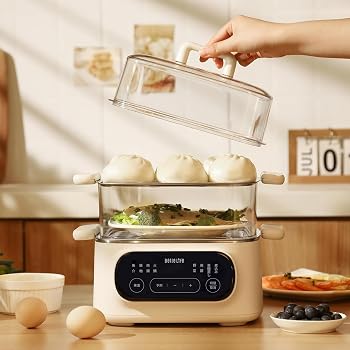 【中古】蒸し器 電気蒸し器 BelleLife スチームクッカー ゆで卵メーカー【新型4in1】蒸す・煮る・発酵 カニ鍋 せいろ ヨーグルト レシピ付 蒸篭 蒸し料理 9.3L 電気汽船 家庭用 二層 朝食用機械 スチーマー 24H予約タイマー/6H保温 乾燥防止保護付き 日本語の取扱説明書【メーカー名】【メーカー型番】【ブランド名】BelleLife スチームクッカー 【商品説明】蒸し器 電気蒸し器 BelleLife スチームクッカー ゆで卵メーカー【新型4in1】蒸す・煮る・発酵 カニ鍋 せいろ ヨーグルト レシピ付 蒸篭 蒸し料理 9.3L 電気汽船 家庭用 二層 朝食用機械 スチーマー 24H予約タイマー/6H保温 乾燥防止保護付き 日本語の取扱説明書【予約・保温機能】BelleLife電気スチームクッカーには0?24時間（30分単位）のタイマー機能があり、タイマーボタンを押すごとに30分カウントされ、最長24時間までタイマーが可能です。調理完了後は自動的に保温に切り替わり、6時間後に自動で電源が切れます。 寒い季節でも温かい料理を楽しめます。【料理に最適】BelleLife スチームポット 1 台に 5 つの機能があり、ほとんどの調理要件を満たすことができ、9.3L の大容量で 1 人から 5 人分の食事を満たすことができます。 2層構造設計で2品同時に調理可能！ 忙しい朝や夕食にもう一品欲しいときにぴったりです。下の鍋だけを使ってスープや煮物、鍋料理を作ることもできます！底面が広く、深さがあるためたくさんの料理が一度にできます。BelleLife電気蒸し器は食材や卵を蒸すだけでなく、ヨーグルトや麹などの発酵も可能です。（詳しくはレシピをご覧ください）【セキュリティ設計】BelleLife ベルライフ スチームクッカーには「空焚き防止機能」が付いているので、電源を切り忘れても安心してご使用いただけます。 空焚き防止機能とは、運転中に水がなくなると自動的に停止する機能で、火災の危険性を軽減します。【高品質なアフターサービス】本製品はお買い上げから1年間品質保証が付いています。1年以上の長期保証、または製品に関するご質問がございましたら、カスタマーサポート：bellelife@godone.co.jpまでお問い合わせください。 受付時間：平日(土日祝除く) 10:00?12:00 / 13:00?17:00 お問い合わせの際は商品名・商品番号・ご注文番号をお伝えください。 電話が繋がらない場合はメールにてご連絡ください。【??電子版の電気蒸し器料理レシピ??】電気蒸し器料理レシピの電子版をご希望の場合は、カスタマーサポートまでご連絡ください。カスタマーサポートセンター ：bellelife@godone.co.jp。AIレシピも取り扱っております。ご入用の際はお気軽にお問い合わせください。当店では初期不良に限り、商品到着から7日間は返品を 受付けております。お問い合わせ・メールにて不具合詳細をご連絡ください。他モールとの併売品の為、完売の際はキャンセルご連絡させて頂きます。中古品の商品タイトルに「限定」「初回」「保証」「DLコード」などの表記がありましても、特典・付属品・帯・保証等は付いておりません。電子辞書、コンパクトオーディオプレーヤー等のイヤホンは写真にありましても衛生上、基本お付けしておりません。※未使用品は除く品名に【import】【輸入】【北米】【海外】等の国内商品でないと把握できる表記商品について国内のDVDプレイヤー、ゲーム機で稼働しない場合がございます。予めご了承の上、購入ください。掲載と付属品が異なる場合は確認のご連絡をさせて頂きます。ご注文からお届けまで1、ご注文⇒ご注文は24時間受け付けております。2、注文確認⇒ご注文後、当店から注文確認メールを送信します。3、お届けまで3〜10営業日程度とお考えください。4、入金確認⇒前払い決済をご選択の場合、ご入金確認後、配送手配を致します。5、出荷⇒配送準備が整い次第、出荷致します。配送業者、追跡番号等の詳細をメール送信致します。6、到着⇒出荷後、1〜3日後に商品が到着します。　※離島、北海道、九州、沖縄は遅れる場合がございます。予めご了承下さい。お電話でのお問合せは少人数で運営の為受け付けておりませんので、お問い合わせ・メールにてお願い致します。営業時間　月〜金　11:00〜18:00★お客様都合によるご注文後のキャンセル・返品はお受けしておりませんのでご了承ください。0