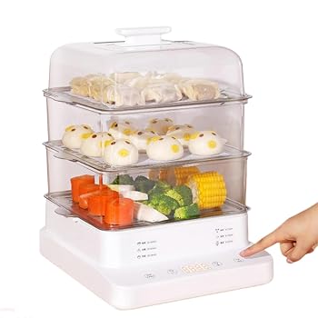 【中古】Bxzzuis電気蒸し器 蒸し器 家庭用 3段 電気 スチームクッカー 24L 大容量 多機能 卵蒸し器 24H予約タイマー/2H保温 スチーマー 乾燥防止保護付き 家庭用電気スチーマー 朝食機械 (ホワイト)【メーカー名】【メーカー型番】【ブランド名】Bxzzuis スチームクッカー 【商品説明】Bxzzuis電気蒸し器 蒸し器 家庭用 3段 電気 スチームクッカー 24L 大容量 多機能 卵蒸し器 24H予約タイマー/2H保温 スチーマー 乾燥防止保護付き 家庭用電気スチーマー 朝食機械 (ホワイト)【高品質】：上部カバー：厚い食品グレードのPC素材、成分がはっきりと見えます。蒸しラック: 食品との接触に適した 304 ステンレス鋼、無毒、無臭、耐久性があります。クリアキャップ: ボトルグレードの PC 素材、BPA フリー。【24H予約タイマー・2H保温】：前夜に食材を準備して、予約時間を選択すれば、電気蒸し器が調理して、翌朝簡単にお召し上がりいただけます。 2H断熱なので、寒い季節でも風邪をひく心配がなく、夜に帰宅しても温かい食べ物を食べることができます。【大容量】：複数の人のニーズを満たすために3層を自由に組み合わせることができ、電気蒸し器はレストラン、バー、カフェ、レストラン、家庭、その他の場所に最適です。【瞬間加熱】：9S瞬間調理、360°サイクル、瞬間的かつ均一な加熱、香りを刺激し、肉汁を閉じ込め、肉の栄養と鮮度を維持します。インテリジェントな空焚き防止機能により安全性が確保されます。【品質保証】：製品についてご質問や問題がございましたら、メールでお問い合わせください。優れたサービスを提供し、すべての問題を解決します。当店では初期不良に限り、商品到着から7日間は返品を 受付けております。お問い合わせ・メールにて不具合詳細をご連絡ください。他モールとの併売品の為、完売の際はキャンセルご連絡させて頂きます。中古品の商品タイトルに「限定」「初回」「保証」「DLコード」などの表記がありましても、特典・付属品・帯・保証等は付いておりません。電子辞書、コンパクトオーディオプレーヤー等のイヤホンは写真にありましても衛生上、基本お付けしておりません。※未使用品は除く品名に【import】【輸入】【北米】【海外】等の国内商品でないと把握できる表記商品について国内のDVDプレイヤー、ゲーム機で稼働しない場合がございます。予めご了承の上、購入ください。掲載と付属品が異なる場合は確認のご連絡をさせて頂きます。ご注文からお届けまで1、ご注文⇒ご注文は24時間受け付けております。2、注文確認⇒ご注文後、当店から注文確認メールを送信します。3、お届けまで3〜10営業日程度とお考えください。4、入金確認⇒前払い決済をご選択の場合、ご入金確認後、配送手配を致します。5、出荷⇒配送準備が整い次第、出荷致します。配送業者、追跡番号等の詳細をメール送信致します。6、到着⇒出荷後、1〜3日後に商品が到着します。　※離島、北海道、九州、沖縄は遅れる場合がございます。予めご了承下さい。お電話でのお問合せは少人数で運営の為受け付けておりませんので、お問い合わせ・メールにてお願い致します。営業時間　月〜金　11:00〜18:00★お客様都合によるご注文後のキャンセル・返品はお受けしておりませんのでご了承ください。0