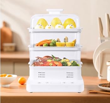 【中古】BQQB 電気蒸し器 家庭用 多機能電気蒸し 蒸し器 電気 スチームクッカー 24L 大容量 電気汽船 多機能 家庭用 朝食用機械 卵蒸し器 三層蒸し器スチーマー 24H予約タイマー/2H保温 インテリジェント・デジタル・ディスプレイ 乾燥防止保護付き ステンレススチーマーシート (白色（プラスチック蒸気層）,110V)【メーカー名】【メーカー型番】【ブランド名】BQQB スチームクッカー 【商品説明】BQQB 電気蒸し器 家庭用 多機能電気蒸し 蒸し器 電気 スチームクッカー 24L 大容量 電気汽船 多機能 家庭用 朝食用機械 卵蒸し器 三層蒸し器スチーマー 24H予約タイマー/2H保温 インテリジェント・デジタル・ディスプレイ 乾燥防止保護付き ステンレススチーマーシート (白色（プラスチック蒸気層）,110V)【食品グレードの信頼できる素材】: アッパーカバー: 厚みのある食品グレードのPC素材で、成分がはっきりと見えます。蒸しラック: 食品接触用の 304 ステンレス鋼、無毒、無味、耐久性。透明カバー：ボトルグレードのPC素材、BPAフリー。【24時間予約タイミング】：朝食の予約、前日の夜の食材仕込み、予約時間を選ぶだけで、翌朝手軽に楽しめる電気蒸し器が調理してくれる電気蒸し器です。それはあなたのために良い朝食です。【2H保温 電気蒸し器】： 2H保温で、寒い時期の冷やしも怖くなく、夜帰宅しても温かいものが食べられます。一家に一台の必需品。【3層大容量24L】：3層を自由に組み合わせて1人以上のニーズを満たすことができ、多機能な電気スチーマーは、レストラン、バー、カフェ、ホテル、家庭で理想的な存在になっています。24Lの容量は、家族全員やディナーパーティーの料理の準備に十分です。【加熱・乾燥防止】：9S瞬間蒸し、360°循環、瞬間均一加熱、香りを刺激し、肉汁を閉じ込め、肉の栄養と鮮度を保ちます。安全性を確保するためのインテリジェントな乾燥防止燃焼。当店では初期不良に限り、商品到着から7日間は返品を 受付けております。お問い合わせ・メールにて不具合詳細をご連絡ください。他モールとの併売品の為、完売の際はキャンセルご連絡させて頂きます。中古品の商品タイトルに「限定」「初回」「保証」「DLコード」などの表記がありましても、特典・付属品・帯・保証等は付いておりません。電子辞書、コンパクトオーディオプレーヤー等のイヤホンは写真にありましても衛生上、基本お付けしておりません。※未使用品は除く品名に【import】【輸入】【北米】【海外】等の国内商品でないと把握できる表記商品について国内のDVDプレイヤー、ゲーム機で稼働しない場合がございます。予めご了承の上、購入ください。掲載と付属品が異なる場合は確認のご連絡をさせて頂きます。ご注文からお届けまで1、ご注文⇒ご注文は24時間受け付けております。2、注文確認⇒ご注文後、当店から注文確認メールを送信します。3、お届けまで3〜10営業日程度とお考えください。4、入金確認⇒前払い決済をご選択の場合、ご入金確認後、配送手配を致します。5、出荷⇒配送準備が整い次第、出荷致します。配送業者、追跡番号等の詳細をメール送信致します。6、到着⇒出荷後、1〜3日後に商品が到着します。　※離島、北海道、九州、沖縄は遅れる場合がございます。予めご了承下さい。お電話でのお問合せは少人数で運営の為受け付けておりませんので、お問い合わせ・メールにてお願い致します。営業時間　月〜金　11:00〜18:00★お客様都合によるご注文後のキャンセル・返品はお受けしておりませんのでご了承ください。0
