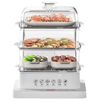 【中古】電動スチーマー ステンレス 三層 大容量 朝食マシン 12時間スマート予約 断熱機能 野菜の洗いやすいデザイン【メーカー名】【メーカー型番】【ブランド名】Generic スチームクッカー 【商品説明】電動スチーマー ステンレス 三層 大容量 朝食マシン 12時間スマート予約 断熱機能 野菜の洗いやすいデザイン【断熱・保温機能拡張】12時間の自動保温機能で、早めの外出後に帰宅したら温かい食事を楽しめます。 8時間予約機能で就寝前に食材を準備し、翌朝の蒸し朝食を味わうことができます。【革新的な蒸気技術】この器具はわずか10秒で急速に蒸気を発生させます。 360度の熱サイクルを利用して、蒸気透過性を高めるだけでなく、均一な加熱を確保します。 複数の料理を同時に調理でき、時間、エネルギー、お金を節約できます。【カスタマイズ可能な調理オプション】ニーズに応じて、1つ、2つ、または3つの調理段すべてを選択できます。 スタッキング構成をパーソナライズして、一人での食事や複数人での食事を簡単に対応できます。【便利な着脱式デザイン】スチームバスケットは取り付けと取り外しの両方が可能です。 折りたたむと約20%の容量が減り、収納が楽になります。 キャビネットやテーブルの上のスペースを最小限に抑え、お手入れも簡単で、液だれを防ぐためのジュース収集プレートが特徴です。【健康的なライフスタイルを促進】フードスチーマーを使えば、食事の鮮やかな色と風味を維持できます。 多様な健康的なレシピを探索したり、完全な栄養のある食事を作ったりして、より健康的な食事のメリットを享受してください。当店では初期不良に限り、商品到着から7日間は返品を 受付けております。お問い合わせ・メールにて不具合詳細をご連絡ください。他モールとの併売品の為、完売の際はキャンセルご連絡させて頂きます。中古品の商品タイトルに「限定」「初回」「保証」「DLコード」などの表記がありましても、特典・付属品・帯・保証等は付いておりません。電子辞書、コンパクトオーディオプレーヤー等のイヤホンは写真にありましても衛生上、基本お付けしておりません。※未使用品は除く品名に【import】【輸入】【北米】【海外】等の国内商品でないと把握できる表記商品について国内のDVDプレイヤー、ゲーム機で稼働しない場合がございます。予めご了承の上、購入ください。掲載と付属品が異なる場合は確認のご連絡をさせて頂きます。ご注文からお届けまで1、ご注文⇒ご注文は24時間受け付けております。2、注文確認⇒ご注文後、当店から注文確認メールを送信します。3、お届けまで3〜10営業日程度とお考えください。4、入金確認⇒前払い決済をご選択の場合、ご入金確認後、配送手配を致します。5、出荷⇒配送準備が整い次第、出荷致します。配送業者、追跡番号等の詳細をメール送信致します。6、到着⇒出荷後、1〜3日後に商品が到着します。　※離島、北海道、九州、沖縄は遅れる場合がございます。予めご了承下さい。お電話でのお問合せは少人数で運営の為受け付けておりませんので、お問い合わせ・メールにてお願い致します。営業時間　月〜金　11:00〜18:00★お客様都合によるご注文後のキャンセル・返品はお受けしておりませんのでご了承ください。0