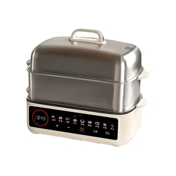 【中古】Amecke 110V 304 ステンレス電気蒸し鍋 多段式蒸し器 全自動予約・保温機能付き 大容量設計 1500W 高出力 上蒸し下煮込み しゃぶしゃぶ・蒸し料理対応 空焚き防止安全機能 家庭用に最適 (2段)【メーカー名】【メーカー型番】【ブランド名】Amecke スチームクッカー 【商品説明】Amecke 110V 304 ステンレス電気蒸し鍋 多段式蒸し器 全自動予約・保温機能付き 大容量設計 1500W 高出力 上蒸し下煮込み しゃぶしゃぶ・蒸し料理対応 空焚き防止安全機能 家庭用に最適 (2段)空焚き防止機能を搭載し、誤操作や放置時も安心で安全。110V仕様で家庭で簡単に使用可能で、衛生的、実用的かつ安全な電気蒸し鍋で、日常料理に最適です。1500W高速加熱機能を備え、短時間で食材を蒸し上げ栄養を最大限に保持。12時間予約と保温機能が付き、忙しい日常でも事前設定でいつでも温かい料理を楽しめます。110V 304ステンレス電気蒸し鍋は、蒸し＆煮込み兼用の多機能仕様で、304ステンレス素材により耐腐食性に優れ、衛生的且つ耐久性が高く、家庭料理の利便性を大幅に向上させます。上蒸し下煮込みの構造で、蒸し物と煮込み料理を同時に調理可能で手間を省け。蒸し物からしゃぶしゃぶまで幅広く活用でき、多様な料理ニーズに応えます。大容量デザインに加え全自動予約機能を搭載し、2/3段蒸し器に対応。一人分の軽食から家族分の料理まで柔軟に対応し、多人数でも効率的に料理を作れます。当店では初期不良に限り、商品到着から7日間は返品を 受付けております。お問い合わせ・メールにて不具合詳細をご連絡ください。他モールとの併売品の為、完売の際はキャンセルご連絡させて頂きます。中古品の商品タイトルに「限定」「初回」「保証」「DLコード」などの表記がありましても、特典・付属品・帯・保証等は付いておりません。電子辞書、コンパクトオーディオプレーヤー等のイヤホンは写真にありましても衛生上、基本お付けしておりません。※未使用品は除く品名に【import】【輸入】【北米】【海外】等の国内商品でないと把握できる表記商品について国内のDVDプレイヤー、ゲーム機で稼働しない場合がございます。予めご了承の上、購入ください。掲載と付属品が異なる場合は確認のご連絡をさせて頂きます。ご注文からお届けまで1、ご注文⇒ご注文は24時間受け付けております。2、注文確認⇒ご注文後、当店から注文確認メールを送信します。3、お届けまで3〜10営業日程度とお考えください。4、入金確認⇒前払い決済をご選択の場合、ご入金確認後、配送手配を致します。5、出荷⇒配送準備が整い次第、出荷致します。配送業者、追跡番号等の詳細をメール送信致します。6、到着⇒出荷後、1〜3日後に商品が到着します。　※離島、北海道、九州、沖縄は遅れる場合がございます。予めご了承下さい。お電話でのお問合せは少人数で運営の為受け付けておりませんので、お問い合わせ・メールにてお願い致します。営業時間　月〜金　11:00〜18:00★お客様都合によるご注文後のキャンセル・返品はお受けしておりませんのでご了承ください。0