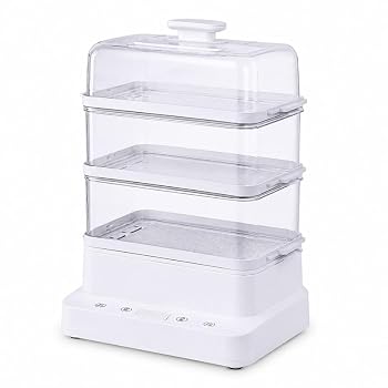 【中古】3段式電気蒸し器 透明トレー大容量 6種類自動調理モード タイマー機能付き ホワイト外観 簡単操作 栄養素逃さず ヘルシー調理 家庭用キッチン家電 離乳食 朝食準備適用 (304,ホワイト)【メーカー名】【メーカー型番】【ブランド名】Taribo スチームクッカー 【商品説明】3段式電気蒸し器 透明トレー大容量 6種類自動調理モード タイマー機能付き ホワイト外観 簡単操作 栄養素逃さず ヘルシー調理 家庭用キッチン家電 離乳食 朝食準備適用 (304,ホワイト)3段式大容量透明トレー：一度に複数の食材を同時調理可能で、朝食の卵・野菜・主食を一気に仕上げて、忙しい朝の時間を大幅に節約できます。6種類専用調理モード：主食、点心、卵、海鮮、魚、肉に合わせて最適な加熱時間を自動設定し、手間をかけずに素材本来の味を引き出せます。タイマー機能搭載：設定した時間が経過すると自動的に動作を停止するため、調理中に別の家事を行っても加熱しすぎの心配がありません。簡単操作 清掃楽々：本体の操作ボタンは直感的にわかりやすく、全てのトレー部分を分解して水洗い可能で、使用後の手入れに時間を取られません。ホワイトシンプル外観：どんなスタイルのキッチンインテリアにも自然に溶け込み、調理台に置いても違和感なく清潔感のある雰囲気を演出します。当店では初期不良に限り、商品到着から7日間は返品を 受付けております。お問い合わせ・メールにて不具合詳細をご連絡ください。他モールとの併売品の為、完売の際はキャンセルご連絡させて頂きます。中古品の商品タイトルに「限定」「初回」「保証」「DLコード」などの表記がありましても、特典・付属品・帯・保証等は付いておりません。電子辞書、コンパクトオーディオプレーヤー等のイヤホンは写真にありましても衛生上、基本お付けしておりません。※未使用品は除く品名に【import】【輸入】【北米】【海外】等の国内商品でないと把握できる表記商品について国内のDVDプレイヤー、ゲーム機で稼働しない場合がございます。予めご了承の上、購入ください。掲載と付属品が異なる場合は確認のご連絡をさせて頂きます。ご注文からお届けまで1、ご注文⇒ご注文は24時間受け付けております。2、注文確認⇒ご注文後、当店から注文確認メールを送信します。3、お届けまで3〜10営業日程度とお考えください。4、入金確認⇒前払い決済をご選択の場合、ご入金確認後、配送手配を致します。5、出荷⇒配送準備が整い次第、出荷致します。配送業者、追跡番号等の詳細をメール送信致します。6、到着⇒出荷後、1〜3日後に商品が到着します。　※離島、北海道、九州、沖縄は遅れる場合がございます。予めご了承下さい。お電話でのお問合せは少人数で運営の為受け付けておりませんので、お問い合わせ・メールにてお願い致します。営業時間　月〜金　11:00〜18:00★お客様都合によるご注文後のキャンセル・返品はお受けしておりませんのでご了承ください。0