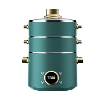 【中古】FUZHCY(たけち) 家庭用多機能電気調理鍋3層電気蒸し器マルチクッカーキッチンマシン【メーカー名】【メーカー型番】【ブランド名】FUZHCY(たけち) スチームクッカー 【商品説明】FUZHCY(たけち) 家庭用多機能電気調理鍋3層電気蒸し器マルチクッカーキッチンマシン3層の大容量のマイクロ圧力蒸しが加熱を囲み、食品を裏返しに蒸します。上下分割設計：均一に循環する加熱温度が安定して均一であるため、あらゆる種類の食品を手で捕まえることができます。火傷防止外壁、3層の断熱材。食品接触グレードのステンレス鋼は、清掃が簡単で、安全で、耐久性があり、変形しにくいです。目に見える透明な上部カバーのデザイン：カバーを開ける必要はありません。インチに応じて調理状況を確認してください。当店では初期不良に限り、商品到着から7日間は返品を 受付けております。お問い合わせ・メールにて不具合詳細をご連絡ください。他モールとの併売品の為、完売の際はキャンセルご連絡させて頂きます。中古品の商品タイトルに「限定」「初回」「保証」「DLコード」などの表記がありましても、特典・付属品・帯・保証等は付いておりません。電子辞書、コンパクトオーディオプレーヤー等のイヤホンは写真にありましても衛生上、基本お付けしておりません。※未使用品は除く品名に【import】【輸入】【北米】【海外】等の国内商品でないと把握できる表記商品について国内のDVDプレイヤー、ゲーム機で稼働しない場合がございます。予めご了承の上、購入ください。掲載と付属品が異なる場合は確認のご連絡をさせて頂きます。ご注文からお届けまで1、ご注文⇒ご注文は24時間受け付けております。2、注文確認⇒ご注文後、当店から注文確認メールを送信します。3、お届けまで3〜10営業日程度とお考えください。4、入金確認⇒前払い決済をご選択の場合、ご入金確認後、配送手配を致します。5、出荷⇒配送準備が整い次第、出荷致します。配送業者、追跡番号等の詳細をメール送信致します。6、到着⇒出荷後、1〜3日後に商品が到着します。　※離島、北海道、九州、沖縄は遅れる場合がございます。予めご了承下さい。お電話でのお問合せは少人数で運営の為受け付けておりませんので、お問い合わせ・メールにてお願い致します。営業時間　月〜金　11:00〜18:00★お客様都合によるご注文後のキャンセル・返品はお受けしておりませんのでご了承ください。0