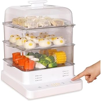 【中古】otoye 電気蒸し器 電気 3 段 スチームクッカー 22L 大容量 多機能家庭用二重三層スチーマー 朝食用機械 卵蒸し器 24H 予約タイマー / 2H 保温 乾燥防止保護付き ホワイト 色 家庭用電気スチーマー【メーカー名】【メーカー型番】【ブランド名】otoye スチームクッカー 【商品説明】otoye 電気蒸し器 電気 3 段 スチームクッカー 22L 大容量 多機能家庭用二重三層スチーマー 朝食用機械 卵蒸し器 24H 予約タイマー / 2H 保温 乾燥防止保護付き ホワイト 色 家庭用電気スチーマー【本?品?110V三叉插?，???前??】【安全設計】9 秒間の瞬間蒸し、360° 循環で瞬間均一加熱を実現し、香りを引き出し、肉汁を封じ込め、肉の栄養と鮮度を維持。「空焚き防止機能」を搭載しており、電源を切り忘れても安心して使用できます。この機能は運転中に水がなくなると自動的に停止し、火災の危険を軽減します。【予約・保温機能】電気スチームクッカーは 0 ? 24 時間（30 分単位）のタイマー機能を備えています。タイマーボタンを押すたびに 30 分ずつカウントされ、最長 24 時間まで設定可能です。調理完了後は自動的に保温モードに切り替わり、6 時間後には自動的に電源がオフになります。寒い季節でも温かい料理をお楽しみいただけます。【食品グレードの信頼性の高い素材】アッパーカバーは厚みのある食品グレードの PC 素材で、中身がはっきりと見えます。蒸しラックは食品接触用の 304 ステンレス鋼製で、無毒、無味、耐久性があります。透明カバーはボトルグレードの PC 素材で、BPA フリーです。ジューストレイは高品質の食品グレードの PP 素材で、メンテナンスが簡単です。【3 層大容量 24L】3 層を自由に組み合わせることで、一人以上のニーズを満たすことができます。この電気スチーマーはレストラン、バー、カフェ、家庭などの様々な場所で最適です。【パッケージ内容】電気スチーマー ×1、スチーマー ×3、ジューストレイ ×1、カバー ×1、電源コード ×1。製品に不具合が発生した場合は、当社にご連絡ください。当店では初期不良に限り、商品到着から7日間は返品を 受付けております。お問い合わせ・メールにて不具合詳細をご連絡ください。他モールとの併売品の為、完売の際はキャンセルご連絡させて頂きます。中古品の商品タイトルに「限定」「初回」「保証」「DLコード」などの表記がありましても、特典・付属品・帯・保証等は付いておりません。電子辞書、コンパクトオーディオプレーヤー等のイヤホンは写真にありましても衛生上、基本お付けしておりません。※未使用品は除く品名に【import】【輸入】【北米】【海外】等の国内商品でないと把握できる表記商品について国内のDVDプレイヤー、ゲーム機で稼働しない場合がございます。予めご了承の上、購入ください。掲載と付属品が異なる場合は確認のご連絡をさせて頂きます。ご注文からお届けまで1、ご注文⇒ご注文は24時間受け付けております。2、注文確認⇒ご注文後、当店から注文確認メールを送信します。3、お届けまで3〜10営業日程度とお考えください。4、入金確認⇒前払い決済をご選択の場合、ご入金確認後、配送手配を致します。5、出荷⇒配送準備が整い次第、出荷致します。配送業者、追跡番号等の詳細をメール送信致します。6、到着⇒出荷後、1〜3日後に商品が到着します。　※離島、北海道、九州、沖縄は遅れる場合がございます。予めご了承下さい。お電話でのお問合せは少人数で運営の為受け付けておりませんので、お問い合わせ・メールにてお願い致します。営業時間　月〜金　11:00〜18:00★お客様都合によるご注文後のキャンセル・返品はお受けしておりませんのでご了承ください。0