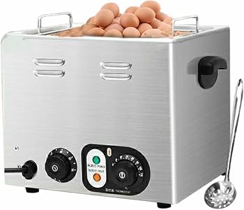 【中古】6 Lメッシュバスケット付きの市販の卵炊飯器|ホットS°C卵搭乗| 45個の卵に...