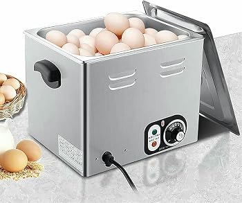 【中古】温泉卵調理器、半熟卵と半熟卵用の大容量インテリジェント商業卵調理器、...