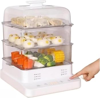 【中古】Jirrtco 家庭用3段式電気蒸し器 24L大容量設計 24時間予約機能搭載 2時間保温付属 食品基準PC&304ステンレス構造 蒸し皿3枚組 デジタル表示盤対応 乾燥防止保護 多機能スチーマー 卵調理可能【メーカー名】【メーカー型番】【ブランド名】Jirrtco スチームクッカー 【商品説明】Jirrtco 家庭用3段式電気蒸し器 24L大容量設計 24時間予約機能搭載 2時間保温付属 食品基準PC&304ステンレス構造 蒸し皿3枚組 デジタル表示盤対応 乾燥防止保護 多機能スチーマー 卵調理可能安全素材構成：本体上蓋=厚手食品級PC（可視構造）、蒸架=304ステンレス（無毒耐食）、透明蓋=BPAフリーPC、汁受=PP樹脂（清掃容易）。全食品接触部が安全基準適合素材で構成されます。時間調節機構：24時間先設定可能な予約システム。前日準備後、指定時間に自動起動し朝食調理を自動化する生活支援機能です。熱維持性能：2時間持続保温機構が帰宅後の温食環境を維持。寒冷気候下でも食品温度低下を防止する常備調理機器特性です。階層容量設計：3段独立トレイ構造で個別調理を実現。24L総容量が家族用から集団調理まで柔軟対応する空間効率配置です。蒸気循環機構：360°循環蒸気が食材均一加熱を達成。過熱検知装置が内釜乾燥状態を監視し事故防止機能を発動します。当店では初期不良に限り、商品到着から7日間は返品を 受付けております。お問い合わせ・メールにて不具合詳細をご連絡ください。他モールとの併売品の為、完売の際はキャンセルご連絡させて頂きます。中古品の商品タイトルに「限定」「初回」「保証」「DLコード」などの表記がありましても、特典・付属品・帯・保証等は付いておりません。電子辞書、コンパクトオーディオプレーヤー等のイヤホンは写真にありましても衛生上、基本お付けしておりません。※未使用品は除く品名に【import】【輸入】【北米】【海外】等の国内商品でないと把握できる表記商品について国内のDVDプレイヤー、ゲーム機で稼働しない場合がございます。予めご了承の上、購入ください。掲載と付属品が異なる場合は確認のご連絡をさせて頂きます。ご注文からお届けまで1、ご注文⇒ご注文は24時間受け付けております。2、注文確認⇒ご注文後、当店から注文確認メールを送信します。3、お届けまで3〜10営業日程度とお考えください。4、入金確認⇒前払い決済をご選択の場合、ご入金確認後、配送手配を致します。5、出荷⇒配送準備が整い次第、出荷致します。配送業者、追跡番号等の詳細をメール送信致します。6、到着⇒出荷後、1〜3日後に商品が到着します。　※離島、北海道、九州、沖縄は遅れる場合がございます。予めご了承下さい。お電話でのお問合せは少人数で運営の為受け付けておりませんので、お問い合わせ・メールにてお願い致します。営業時間　月〜金　11:00〜18:00★お客様都合によるご注文後のキャンセル・返品はお受けしておりませんのでご了承ください。0
