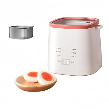【中古】ゆで卵メーカー 煮蛋器 多用途 ゆで卵器 ゆでたまごメーカー 蒸し器 操作が簡単 家庭用 朝食用 (レッド 110V,13.8*16*14CM)【メーカー名】【メーカー型番】【ブランド名】YOROXRG スチームクッカー 【商品説明】ゆで卵メーカー 煮蛋器 多用途 ゆで卵器 ゆでたまごメーカー 蒸し器 操作が簡単 家庭用 朝食用 (レッド 110V,13.8*16*14CM)最大12時間先まで予約が可能で、予約機能により忙しいときでも対応しやすいです。 PP エッグラックと食品グレード 304 ステンレススチールの蒸しボウルは、健康と安全を完全に保護します。卵調理器の上部には目視窓が付いており、卵の焼き加減を確認できます。これは、卵がどのように調理されているかを正確に知りたい場合や、好みの焼き加減（ミディアムレアなど）にしたい場合に特に便利です。操作も簡単で、お子様やお年寄りのいるご家庭でも安心してご使用いただけます。とても使いやすいです！卵を機械に入れて、水を加え、蓋をして、電源を入れるだけです。火を使わないので安全です！調理モードは6種類あり、メニューには半熟卵、温泉卵、ゆで卵、蒸し卵、茶卵、ヨーグルト卵の6種類の卵が含まれています。この機械を使えば、温度管理が難しいゆで卵やヨーグルトも簡単に作れます。どんな種類の卵でも自宅で簡単に作れます。一度に4個の卵を調理できるので、大家族に最適です。朝食やお弁当の準備もスムーズに進みました。火を使わず、コンロをふさがないので、朝食と昼食を同時に作らなければならない忙しい朝の時間節約に役立ちます。当店では初期不良に限り、商品到着から7日間は返品を 受付けております。お問い合わせ・メールにて不具合詳細をご連絡ください。他モールとの併売品の為、完売の際はキャンセルご連絡させて頂きます。中古品の商品タイトルに「限定」「初回」「保証」「DLコード」などの表記がありましても、特典・付属品・帯・保証等は付いておりません。電子辞書、コンパクトオーディオプレーヤー等のイヤホンは写真にありましても衛生上、基本お付けしておりません。※未使用品は除く品名に【import】【輸入】【北米】【海外】等の国内商品でないと把握できる表記商品について国内のDVDプレイヤー、ゲーム機で稼働しない場合がございます。予めご了承の上、購入ください。掲載と付属品が異なる場合は確認のご連絡をさせて頂きます。ご注文からお届けまで1、ご注文⇒ご注文は24時間受け付けております。2、注文確認⇒ご注文後、当店から注文確認メールを送信します。3、お届けまで3〜10営業日程度とお考えください。4、入金確認⇒前払い決済をご選択の場合、ご入金確認後、配送手配を致します。5、出荷⇒配送準備が整い次第、出荷致します。配送業者、追跡番号等の詳細をメール送信致します。6、到着⇒出荷後、1〜3日後に商品が到着します。　※離島、北海道、九州、沖縄は遅れる場合がございます。予めご了承下さい。お電話でのお問合せは少人数で運営の為受け付けておりませんので、お問い合わせ・メールにてお願い致します。営業時間　月〜金　11:00〜18:00★お客様都合によるご注文後のキャンセル・返品はお受けしておりませんのでご了承ください。0