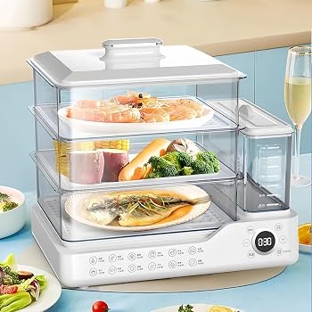 【中古】Tonain 電気蒸し器 3段調理 大容量24L 多機能 スチームクッカー 蒸し料理用アミ 簡単操作 24H予約タイマー 調理家電 二層三層蒸し器朝食機械式卵蒸し器蒸し器 温野菜 サラダチキン ゆで卵 コンパクト (ホワイト)【メーカー名】【メーカー型番】【ブランド名】Tonain スチームクッカー 【商品説明】Tonain 電気蒸し器 3段調理 大容量24L 多機能 スチームクッカー 蒸し料理用アミ 簡単操作 24H予約タイマー 調理家電 二層三層蒸し器朝食機械式卵蒸し器蒸し器 温野菜 サラダチキン ゆで卵 コンパクト (ホワイト)大容量で幅広い用途：8〜24リットルの容量と3段式のカスタマイズ可能なデザインは、簡単な食事、家族の集まり、レストランやバーなどの商業施設に最適で、様々な料理を簡単に調理できます。24時間スマート予約：24時間予約に対応しているので、忙しい一日の終わりに、待つことなく温かい食事を楽しめます。効率性と調理温度のバランスが取れています。多機能スチーム、多彩な調理：食材を効率的に蒸すだけでなく、スチーム機能で哺乳瓶、カトラリー、おしゃぶりなども簡単に温めることができ、多様な家庭のニーズに応える多機能家電です。安全な素材 + インテリジェントな保護機能、耐久性と信頼性：食品グレードの厚みのあるPC（成分が見える）、304ステンレススチール製の蒸し器ラック（食品との接触にも安全）、水中加熱ポット、そしてインテリジェントな空焚き防止システムを採用し、無毒で耐久性があり、安全です。便利なタッチスクリーン操作、あらゆる年齢層に簡単：タッチスクリーン操作はシンプルで直感的。高齢者でも簡単に使いこなせます。調理時間も柔軟に設定でき、利便性と個々のニーズを両立しています。当店では初期不良に限り、商品到着から7日間は返品を 受付けております。お問い合わせ・メールにて不具合詳細をご連絡ください。他モールとの併売品の為、完売の際はキャンセルご連絡させて頂きます。中古品の商品タイトルに「限定」「初回」「保証」「DLコード」などの表記がありましても、特典・付属品・帯・保証等は付いておりません。電子辞書、コンパクトオーディオプレーヤー等のイヤホンは写真にありましても衛生上、基本お付けしておりません。※未使用品は除く品名に【import】【輸入】【北米】【海外】等の国内商品でないと把握できる表記商品について国内のDVDプレイヤー、ゲーム機で稼働しない場合がございます。予めご了承の上、購入ください。掲載と付属品が異なる場合は確認のご連絡をさせて頂きます。ご注文からお届けまで1、ご注文⇒ご注文は24時間受け付けております。2、注文確認⇒ご注文後、当店から注文確認メールを送信します。3、お届けまで3〜10営業日程度とお考えください。4、入金確認⇒前払い決済をご選択の場合、ご入金確認後、配送手配を致します。5、出荷⇒配送準備が整い次第、出荷致します。配送業者、追跡番号等の詳細をメール送信致します。6、到着⇒出荷後、1〜3日後に商品が到着します。　※離島、北海道、九州、沖縄は遅れる場合がございます。予めご了承下さい。お電話でのお問合せは少人数で運営の為受け付けておりませんので、お問い合わせ・メールにてお願い致します。営業時間　月〜金　11:00〜18:00★お客様都合によるご注文後のキャンセル・返品はお受けしておりませんのでご了承ください。0