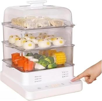 【中古】Honey Zone 電気蒸し器 家庭用 24L 大容量 多機能 スチームクッカー 卵蒸し器 朝食用 インテリジェント デジタルディスプレイ 24H予約タイマー/2H保温 乾燥防止保護 ステンレススチーマーシート 110V (110V,ホワイト（ステンレススチールベーパーレイヤー）)【メーカー名】【メーカー型番】【ブランド名】Honey Zone スチームクッカー 【商品説明】Honey Zone 電気蒸し器 家庭用 24L 大容量 多機能 スチームクッカー 卵蒸し器 朝食用 インテリジェント デジタルディスプレイ 24H予約タイマー/2H保温 乾燥防止保護 ステンレススチーマーシート 110V (110V,ホワイト（ステンレススチールベーパーレイヤー）)【加熱・乾燥防止】：瞬間蒸し、°循環、瞬間均一加熱、香りを刺激し、肉汁を閉じ込め、肉の栄養と鮮度を保ちます。安全性を確保するためのインテリジェントな乾燥防止燃焼。【食品グレードの信頼できる素材】: アッパーカバー: 厚みのある食品グレードのPC素材で、成分がはっきりと見えます。蒸しラック: 食品接触用のHoney Zone ステンレス鋼、無毒、無味、耐久性。透明カバー：ボトルグレードのPC素材、Honey Zoneフリー。【24時間予約タイミング】：朝食の予約、前日の夜の食材仕込み、予約時間を選ぶだけで、翌朝手軽に楽しめる電気蒸し器が調理してくれる電気蒸し器です。それはあなたのために良い朝食です。【2H保温 電気蒸し器】： 保温で、寒い時期の冷やしも怖くなく、夜帰宅しても温かいものが食べられます。一家に一台の必需品。【3層大容量24L】：3層を自由に組み合わせて1人以上のニーズを満たすことができ、多機能な電気スチーマーは、レストラン、バー、カフェ、ホテル、家庭で理想的な存在になっています。24Lの容量は、家族全員やディナーパーティーの料理の準備に十分です。当店では初期不良に限り、商品到着から7日間は返品を 受付けております。お問い合わせ・メールにて不具合詳細をご連絡ください。他モールとの併売品の為、完売の際はキャンセルご連絡させて頂きます。中古品の商品タイトルに「限定」「初回」「保証」「DLコード」などの表記がありましても、特典・付属品・帯・保証等は付いておりません。電子辞書、コンパクトオーディオプレーヤー等のイヤホンは写真にありましても衛生上、基本お付けしておりません。※未使用品は除く品名に【import】【輸入】【北米】【海外】等の国内商品でないと把握できる表記商品について国内のDVDプレイヤー、ゲーム機で稼働しない場合がございます。予めご了承の上、購入ください。掲載と付属品が異なる場合は確認のご連絡をさせて頂きます。ご注文からお届けまで1、ご注文⇒ご注文は24時間受け付けております。2、注文確認⇒ご注文後、当店から注文確認メールを送信します。3、お届けまで3〜10営業日程度とお考えください。4、入金確認⇒前払い決済をご選択の場合、ご入金確認後、配送手配を致します。5、出荷⇒配送準備が整い次第、出荷致します。配送業者、追跡番号等の詳細をメール送信致します。6、到着⇒出荷後、1〜3日後に商品が到着します。　※離島、北海道、九州、沖縄は遅れる場合がございます。予めご了承下さい。お電話でのお問合せは少人数で運営の為受け付けておりませんので、お問い合わせ・メールにてお願い致します。営業時間　月〜金　11:00〜18:00★お客様都合によるご注文後のキャンセル・返品はお受けしておりませんのでご了承ください。0