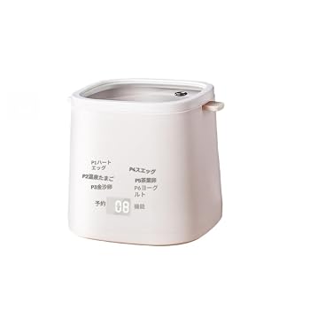 【中古】GRSMIS 【全自動調理 卵料理失敗ゼロ！】電気調理器 エッグクッカー ゆで卵メーカー ゆで卵器 ゆでる 蒸す 一人暮らし 単身赴任 (ホワイト,110V日本標準2プラグ)【メーカー名】【メーカー型番】【ブランド名】GRSMIS スチームクッカー 【商品説明】GRSMIS 【全自動調理 卵料理失敗ゼロ！】電気調理器 エッグクッカー ゆで卵メーカー ゆで卵器 ゆでる 蒸す 一人暮らし 単身赴任 (ホワイト,110V日本標準2プラグ)【 仕 様 】 ◆定格電圧：AC100V 50/60Hz ◆定格消費電力：300W ◆質量：約0.8kg（専用コードを含む） ◆コード長：約0.7m ◆付属品：専用電源コード、カップ、【 特 長 】 ◆固ゆで、半熟たまご、温泉たまご、茶碗蒸しと4つのメニューを楽しめます ◆エッグスタンドで卵割れ防止◆1〜8時間設定タイマー（固ゆでのみ対応）付き ◆中が見える透明蓋 ◆コンパクトに収納できます ◆調理時間は固ゆで卵（20〜25分）、半熟卵（15〜20分）、温泉卵（15〜20分）、茶碗蒸（25〜30分） ◆本体カラーはホワイト当店では初期不良に限り、商品到着から7日間は返品を 受付けております。お問い合わせ・メールにて不具合詳細をご連絡ください。他モールとの併売品の為、完売の際はキャンセルご連絡させて頂きます。中古品の商品タイトルに「限定」「初回」「保証」「DLコード」などの表記がありましても、特典・付属品・帯・保証等は付いておりません。電子辞書、コンパクトオーディオプレーヤー等のイヤホンは写真にありましても衛生上、基本お付けしておりません。※未使用品は除く品名に【import】【輸入】【北米】【海外】等の国内商品でないと把握できる表記商品について国内のDVDプレイヤー、ゲーム機で稼働しない場合がございます。予めご了承の上、購入ください。掲載と付属品が異なる場合は確認のご連絡をさせて頂きます。ご注文からお届けまで1、ご注文⇒ご注文は24時間受け付けております。2、注文確認⇒ご注文後、当店から注文確認メールを送信します。3、お届けまで3〜10営業日程度とお考えください。4、入金確認⇒前払い決済をご選択の場合、ご入金確認後、配送手配を致します。5、出荷⇒配送準備が整い次第、出荷致します。配送業者、追跡番号等の詳細をメール送信致します。6、到着⇒出荷後、1〜3日後に商品が到着します。　※離島、北海道、九州、沖縄は遅れる場合がございます。予めご了承下さい。お電話でのお問合せは少人数で運営の為受け付けておりませんので、お問い合わせ・メールにてお願い致します。営業時間　月〜金　11:00〜18:00★お客様都合によるご注文後のキャンセル・返品はお受けしておりませんのでご了承ください。0