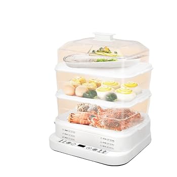 【中古】電気蒸し器 1段/2段/3段 蒸し器 12L 電気スチームクッカー 大容量 多機能 家庭用 電気汽船 朝食用機械 卵蒸し器 スチーマー 9S瞬間蒸し 24H予約タイマー/2H保温 均一加熱 乾燥防止保護 自動電源オフ 蒸し料理用 (ホワイト 28L 電気蒸し器 (PC))【メーカー名】【メーカー型番】【ブランド名】LuggageLuxe スチームクッカー 【商品説明】電気蒸し器 1段/2段/3段 蒸し器 12L 電気スチームクッカー 大容量 多機能 家庭用 電気汽船 朝食用機械 卵蒸し器 スチーマー 9S瞬間蒸し 24H予約タイマー/2H保温 均一加熱 乾燥防止保護 自動電源オフ 蒸し料理用 (ホワイト 28L 電気蒸し器 (PC))【より健康的に食べる】：新鮮な野菜、魚、肉を調理して栄養素と栄養素を維持するための最良の方法は蒸しです。沸騰プロセスと比較して、蒸しはすべてのフレーバー、栄養素、ビタミンをロックすることができます。【大容量蒸し器】：4?12Lの容量、取り外し可能な底、家族全員が使用したり、ディナーパーティーの料理を準備したりするのに十分です。つまり、一度に複数の料理を調理して、全員が十分に食べることができるようにします。電気スチーマーはレストラン、バー、カフェ、レストラン、家族などの場所に最適です。【24時間予約タイミング・2H保温】：朝食の予約、前日の夜の食材仕込み、予約時間を選ぶだけで、翌朝手軽に楽しめる電気蒸し器が調理してくれる電気蒸し器です。それはあなたのために良い朝食です。 2H保温で、寒い時期の冷やしも怖くなく、夜帰宅しても温かいものが食べられます。【瞬間加熱・省エネ技術】：必要に応じて調理時間を設定できます。沸騰と比較して、蒸しはより速く、よりエネルギー効率が良く、そしてあなたの健康により有益です。9S瞬間蒸し、360°循環、瞬間均一加熱、香りを刺激し、肉汁を閉じ込め、肉の栄養と鮮度を保ちます。安全性を確保するためのインテリジェントな乾燥防止燃焼。【簡単操作・安全に使用】：ベースに水を入れ、トレイに調理したいものを入れ、タイマーをセットするだけ。それを調理しましょう、大騒ぎ、混乱、そして最大の結果はありません。自動シャットダウン機能があります。取り外し可能なベース付き。蒸し器は保護されており、特別な容器からすべての水が蒸発すると自動的にシャットダウンします。当店では初期不良に限り、商品到着から7日間は返品を 受付けております。お問い合わせ・メールにて不具合詳細をご連絡ください。他モールとの併売品の為、完売の際はキャンセルご連絡させて頂きます。中古品の商品タイトルに「限定」「初回」「保証」「DLコード」などの表記がありましても、特典・付属品・帯・保証等は付いておりません。電子辞書、コンパクトオーディオプレーヤー等のイヤホンは写真にありましても衛生上、基本お付けしておりません。※未使用品は除く品名に【import】【輸入】【北米】【海外】等の国内商品でないと把握できる表記商品について国内のDVDプレイヤー、ゲーム機で稼働しない場合がございます。予めご了承の上、購入ください。掲載と付属品が異なる場合は確認のご連絡をさせて頂きます。ご注文からお届けまで1、ご注文⇒ご注文は24時間受け付けております。2、注文確認⇒ご注文後、当店から注文確認メールを送信します。3、お届けまで3〜10営業日程度とお考えください。4、入金確認⇒前払い決済をご選択の場合、ご入金確認後、配送手配を致します。5、出荷⇒配送準備が整い次第、出荷致します。配送業者、追跡番号等の詳細をメール送信致します。6、到着⇒出荷後、1〜3日後に商品が到着します。　※離島、北海道、九州、沖縄は遅れる場合がございます。予めご了承下さい。お電話でのお問合せは少人数で運営の為受け付けておりませんので、お問い合わせ・メールにてお願い致します。営業時間　月〜金　11:00〜18:00★お客様都合によるご注文後のキャンセル・返品はお受けしておりませんのでご了承ください。0