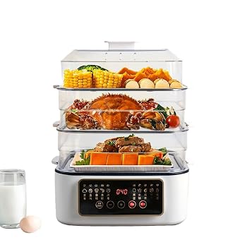 【中古】電気蒸し器 1段/2段/3段 蒸し器 12L 電気スチームクッカー 大容量 多機能 家庭用 電気汽船 朝食用機械 卵蒸し器 スチーマー 9S瞬間蒸し 24H予約タイマー/2H保温 均一加熱 乾燥防止保護 自動電源オフ 蒸し料理用 (32Lステンレス鍋（PC）)【メーカー名】【メーカー型番】【ブランド名】LuggageLuxe スチームクッカー 【商品説明】電気蒸し器 1段/2段/3段 蒸し器 12L 電気スチームクッカー 大容量 多機能 家庭用 電気汽船 朝食用機械 卵蒸し器 スチーマー 9S瞬間蒸し 24H予約タイマー/2H保温 均一加熱 乾燥防止保護 自動電源オフ 蒸し料理用 (32Lステンレス鍋（PC）)【より健康的に食べる】：新鮮な野菜、魚、肉を調理して栄養素と栄養素を維持するための最良の方法は蒸しです。沸騰プロセスと比較して、蒸しはすべてのフレーバー、栄養素、ビタミンをロックすることができます。【大容量蒸し器】：4?12Lの容量、取り外し可能な底、家族全員が使用したり、ディナーパーティーの料理を準備したりするのに十分です。つまり、一度に複数の料理を調理して、全員が十分に食べることができるようにします。電気スチーマーはレストラン、バー、カフェ、レストラン、家族などの場所に最適です。【24時間予約タイミング・2H保温】：朝食の予約、前日の夜の食材仕込み、予約時間を選ぶだけで、翌朝手軽に楽しめる電気蒸し器が調理してくれる電気蒸し器です。それはあなたのために良い朝食です。 2H保温で、寒い時期の冷やしも怖くなく、夜帰宅しても温かいものが食べられます。【瞬間加熱・省エネ技術】：必要に応じて調理時間を設定できます。沸騰と比較して、蒸しはより速く、よりエネルギー効率が良く、そしてあなたの健康により有益です。9S瞬間蒸し、360°循環、瞬間均一加熱、香りを刺激し、肉汁を閉じ込め、肉の栄養と鮮度を保ちます。安全性を確保するためのインテリジェントな乾燥防止燃焼。【簡単操作・安全に使用】：ベースに水を入れ、トレイに調理したいものを入れ、タイマーをセットするだけ。それを調理しましょう、大騒ぎ、混乱、そして最大の結果はありません。自動シャットダウン機能があります。取り外し可能なベース付き。蒸し器は保護されており、特別な容器からすべての水が蒸発すると自動的にシャットダウンします。当店では初期不良に限り、商品到着から7日間は返品を 受付けております。お問い合わせ・メールにて不具合詳細をご連絡ください。他モールとの併売品の為、完売の際はキャンセルご連絡させて頂きます。中古品の商品タイトルに「限定」「初回」「保証」「DLコード」などの表記がありましても、特典・付属品・帯・保証等は付いておりません。電子辞書、コンパクトオーディオプレーヤー等のイヤホンは写真にありましても衛生上、基本お付けしておりません。※未使用品は除く品名に【import】【輸入】【北米】【海外】等の国内商品でないと把握できる表記商品について国内のDVDプレイヤー、ゲーム機で稼働しない場合がございます。予めご了承の上、購入ください。掲載と付属品が異なる場合は確認のご連絡をさせて頂きます。ご注文からお届けまで1、ご注文⇒ご注文は24時間受け付けております。2、注文確認⇒ご注文後、当店から注文確認メールを送信します。3、お届けまで3〜10営業日程度とお考えください。4、入金確認⇒前払い決済をご選択の場合、ご入金確認後、配送手配を致します。5、出荷⇒配送準備が整い次第、出荷致します。配送業者、追跡番号等の詳細をメール送信致します。6、到着⇒出荷後、1〜3日後に商品が到着します。　※離島、北海道、九州、沖縄は遅れる場合がございます。予めご了承下さい。お電話でのお問合せは少人数で運営の為受け付けておりませんので、お問い合わせ・メールにてお願い致します。営業時間　月〜金　11:00〜18:00★お客様都合によるご注文後のキャンセル・返品はお受けしておりませんのでご了承ください。0