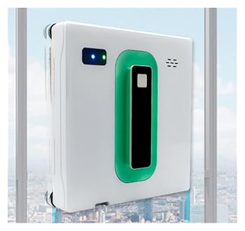 【中古】窓用掃除機 ロボット掃除機 窓拭きロボット 2500Pa 大吸引スマート窓ガラス掃除機 ワイヤレスリモコン ロボット掃除機