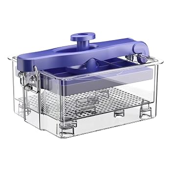 【中古】Mimoqk ヨーグルトフィルター - 再利用可能なホエーセパレーター - 蓋付き...