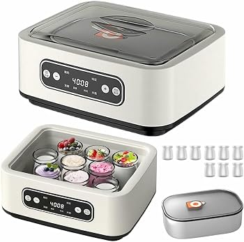 【中古】究極のヨーグルトメーカーマシン、ステンレス製プロバイオティクスヨーグ...